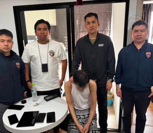 Un suspect coréen de haut rang, impliqué dans une affaire de fraude, a été arrêté à Nonthaburi après une chasse à l'homme menée par Interpol à Phuket.