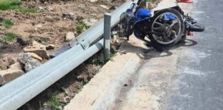 Młody dostawca jedzenia zginął po tym, jak jego motocykl wpadł do odkrytego odpływu w Wichit