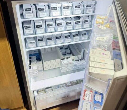 Ponad 1,500 długopisów odchudzających o wartości 5.5 miliona bahtów skonfiskowanych w Wichit