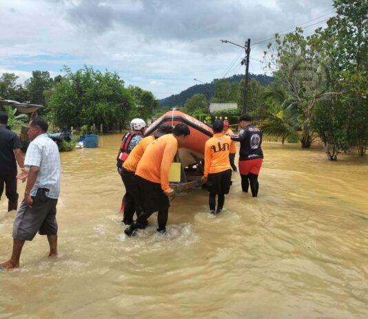 Phang Nga Deploys Full Resources to Combat Flooding Across Multiple Areas