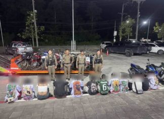 Policja skonfiskowała 9 motocykli i znalazła 12 nieletnich podczas nocnej kontroli w View Point 842348331_1848367546594144_3094757520900286119_n (1)