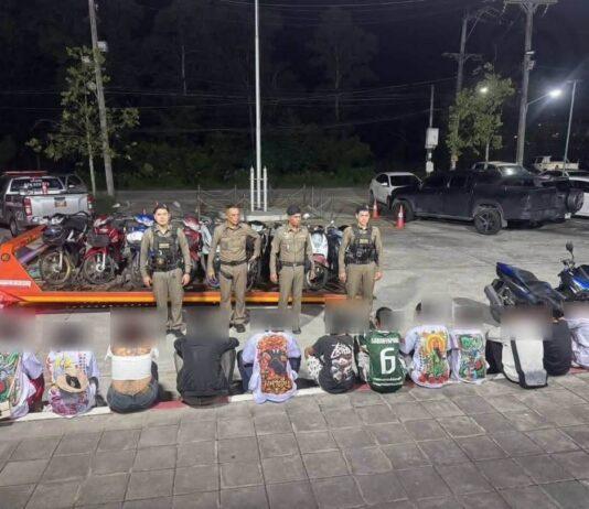 警察がビューポイントで深夜の取り締まりを行い、バイク9台を押収、未成年者12人を発見 842348331_1848367546594144_3094757520900286119_n(1)